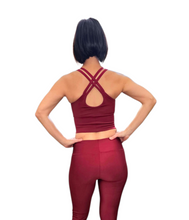 Load image into Gallery viewer, Deva Top - Criss Cross long - Red