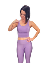 Charger l'image dans la galerie, Deva Top - Dos croisé long - Lilas