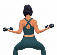 Load image into Gallery viewer, Deva Top - Criss Cross long - Emeral Green