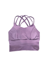Charger l'image dans la galerie, Deva Top - Dos croisé long - Lilas
