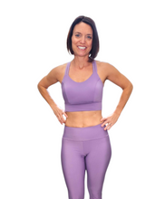 Charger l'image dans la galerie, Top Deva - Dos croisé court - Lilas
