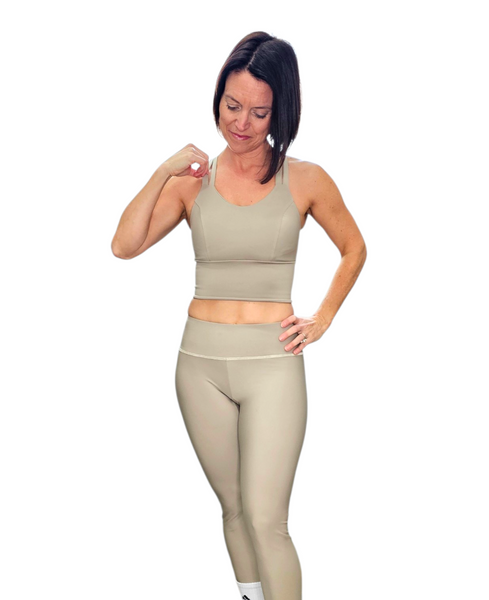 Deva Top - Dos nageur long - Sable