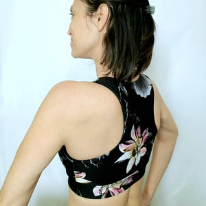 back view of Top Deva made out of recycle plastic fabrics